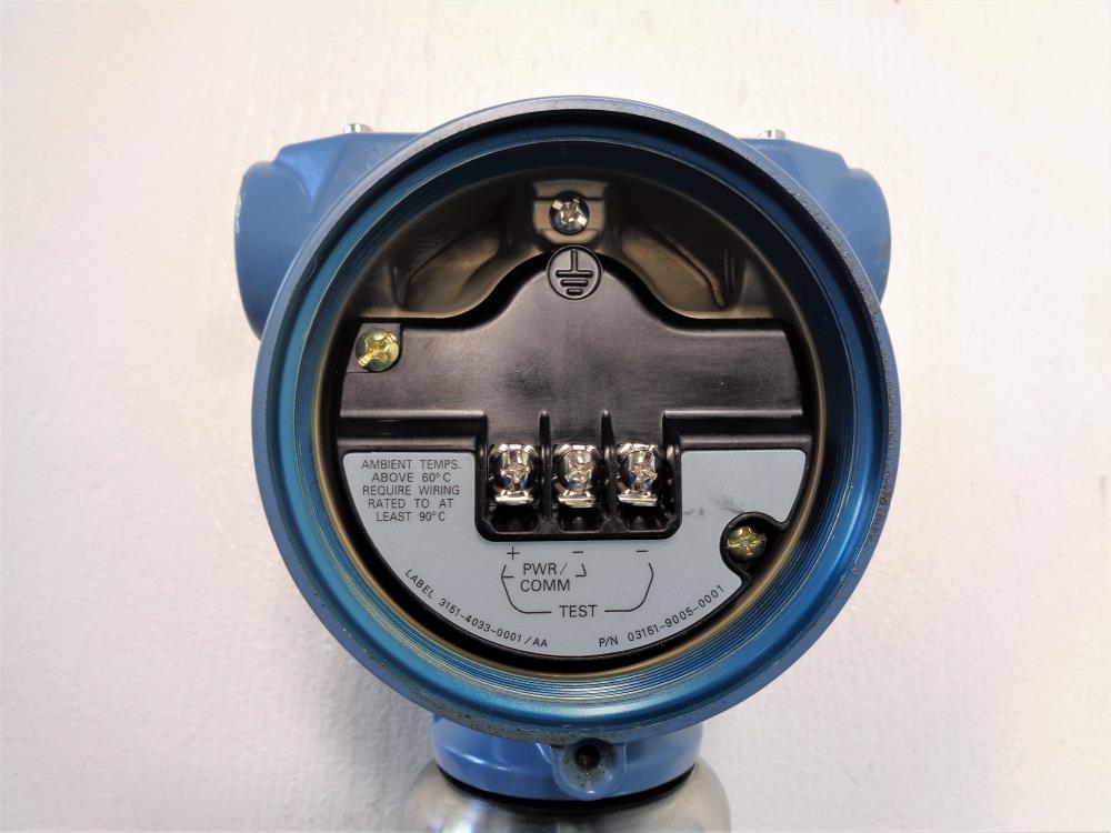 Rosemount Pressure Transmitter w/ Diaphragm Seals 3051S2CD2A2B12A1AB4K5